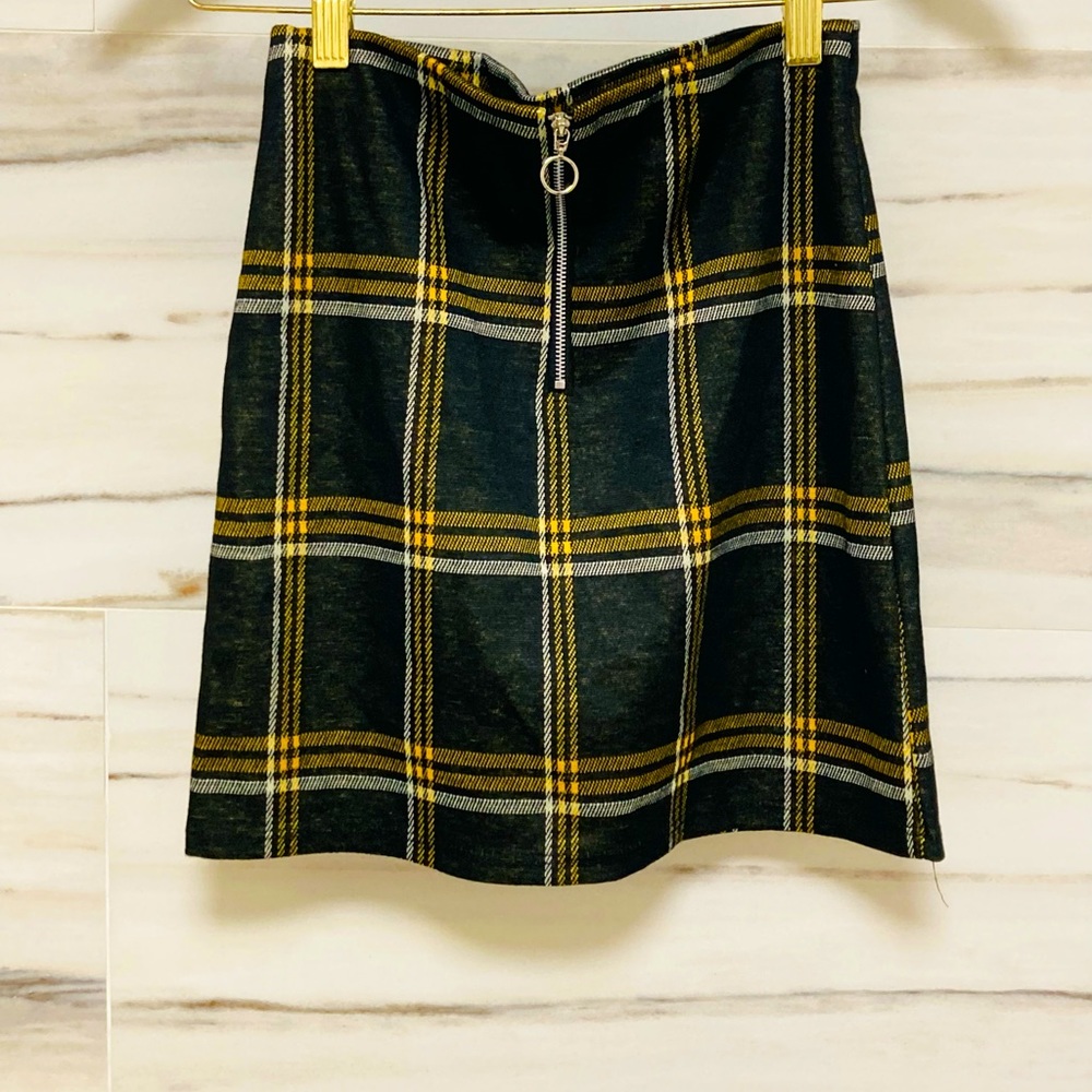 Arabella Small Plaid Mini Skirt